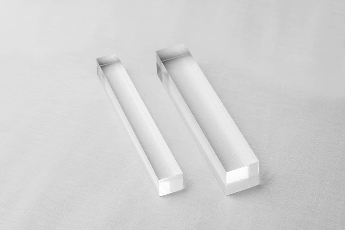 Acrylglas Vollstab Viereckig Gegossene