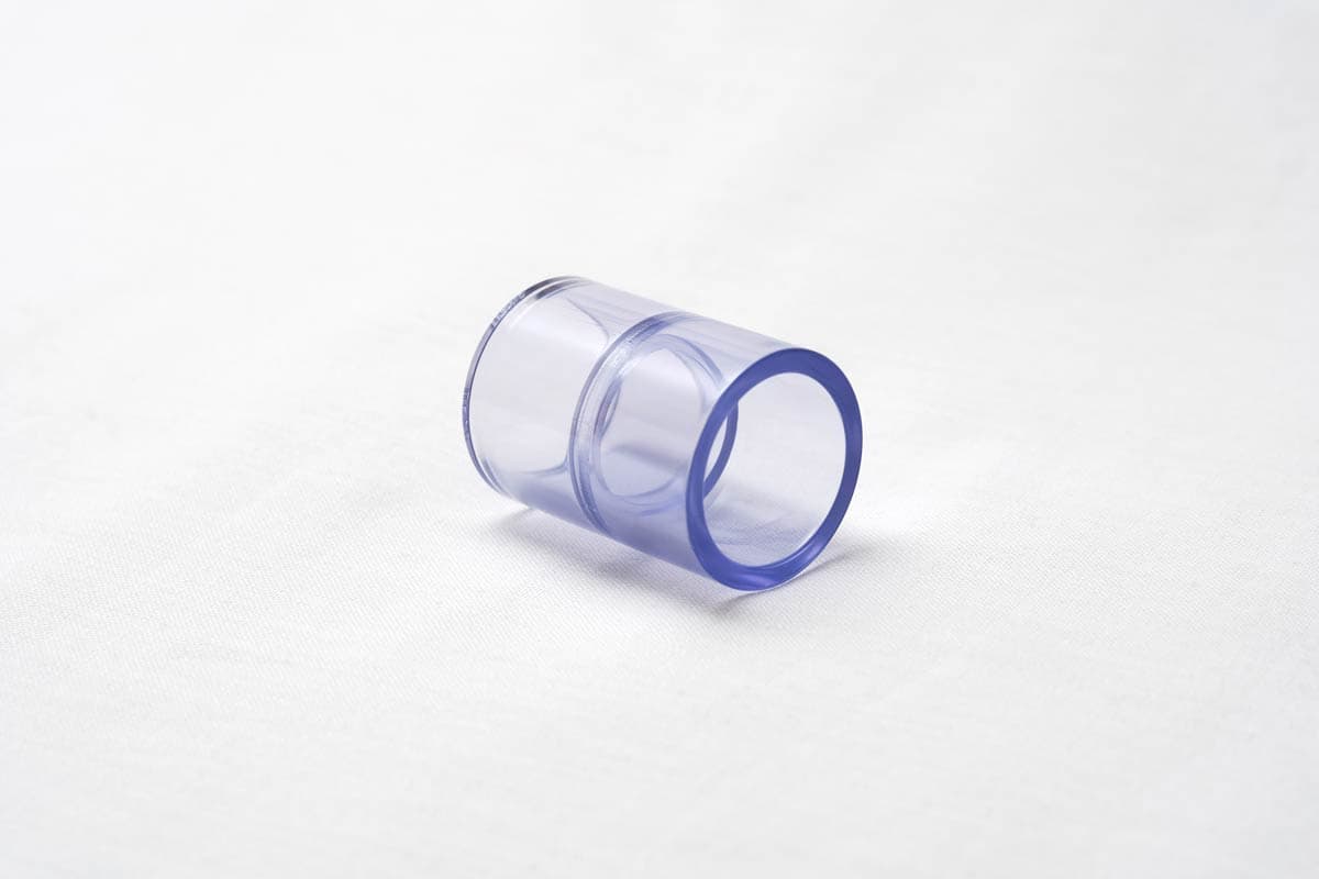 Priehľadná mufa/prodlženie UPVC DN50 pre rúru 63mm