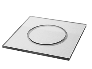 Plexiglasplatten und Abdeckungen